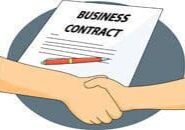 business contract agreement clipart